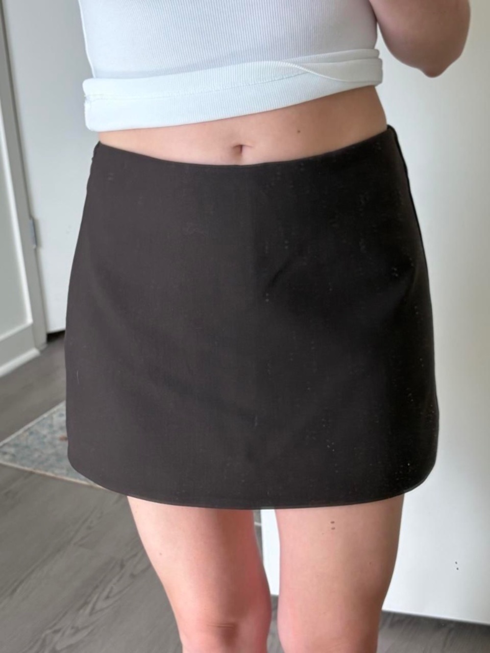 Zara Women's Brown and Black Shorts
